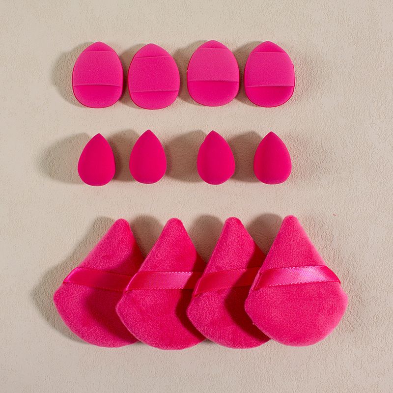 12pcs Mini Makeup Sponge Powder Puff Beauty Sponge for Makeup Concealer Liquid Foundation Face Cosmetic Puff Make Up Sponge Tool