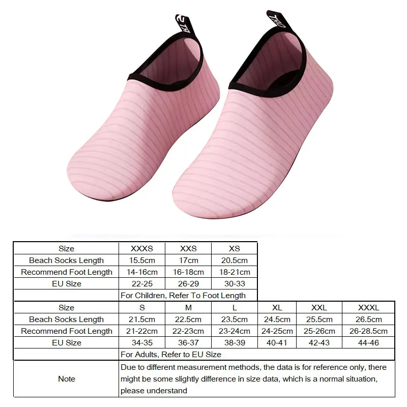 Aqua Shoes Light Wader Non-Slip Sport Shoes Gym Yoga Fitness Dance Swim Surfing Diving Snorkeling Shoes for Women