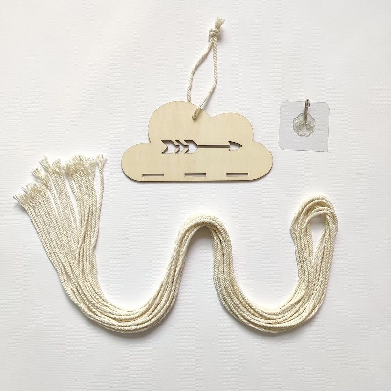Clouds Hairpin Storage Tape Organiser Hanging DIY Bedroom Living Room Wall Decoration Kids Room Wall Hanging Home Decorations