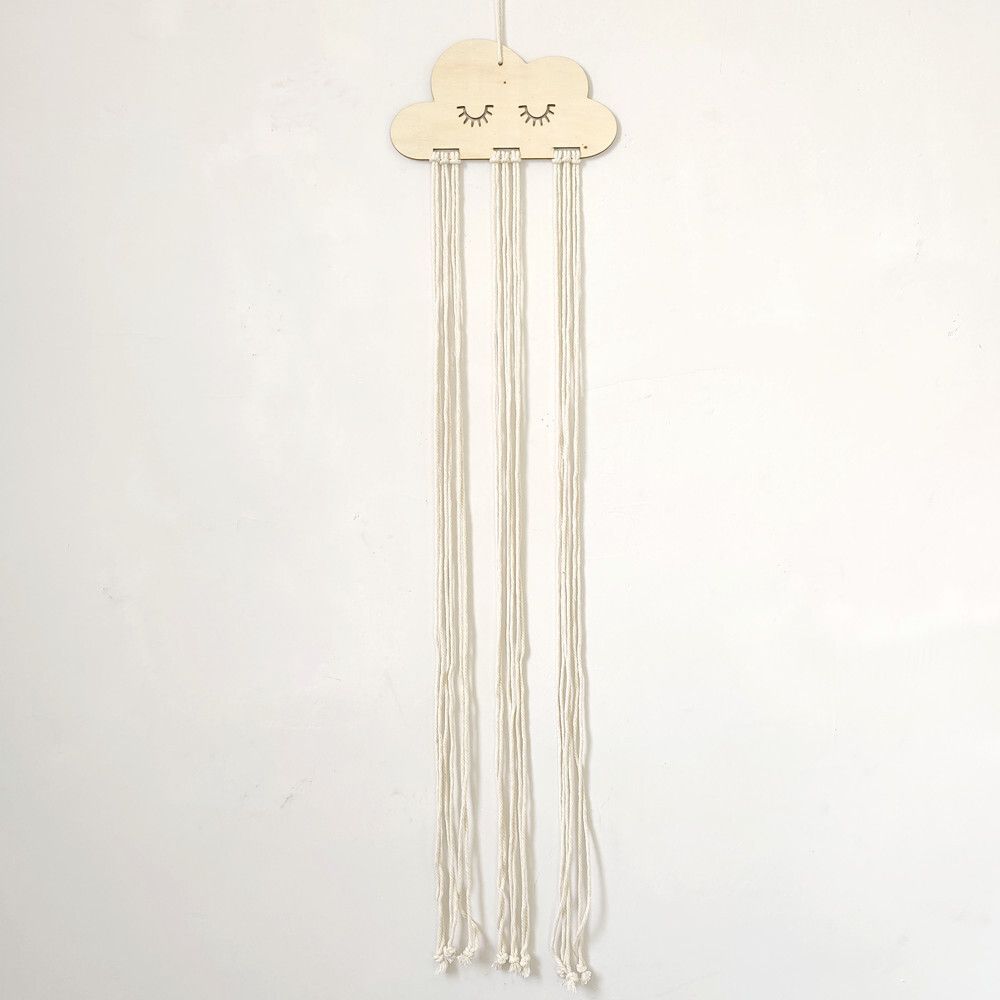 Clouds Hairpin Storage Tape Organiser Hanging DIY Bedroom Living Room Wall Decoration Kids Room Wall Hanging Home Decorations