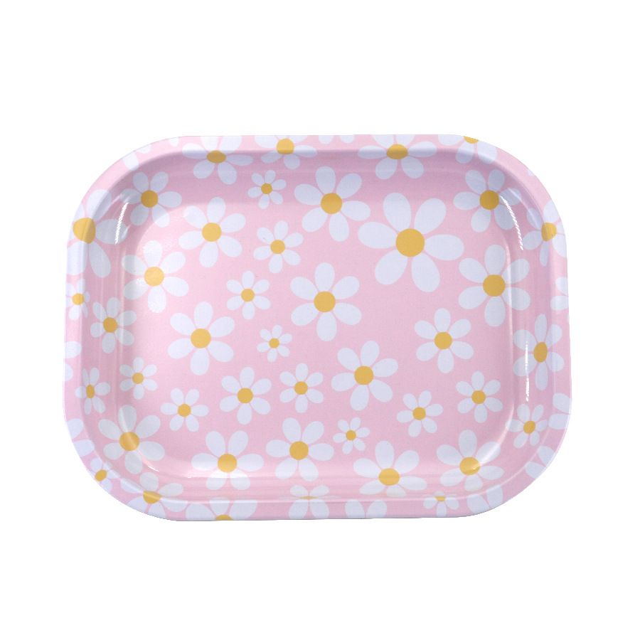 Various Pattern Designs Rolling Tray 18*14CM Tobacco Metal Cigarette Smoking Accessories Herb Tinplate Plate Grinder Tools