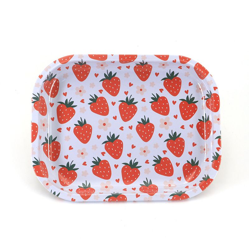Various Pattern Designs Rolling Tray 18*14CM Tobacco Metal Cigarette Smoking Accessories Herb Tinplate Plate Grinder Tools
