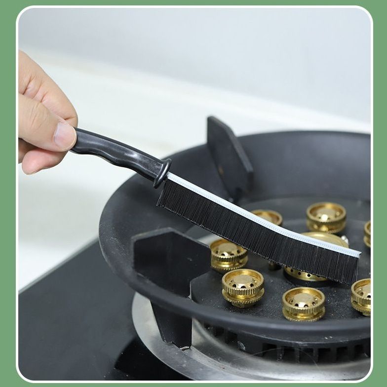 11Pcs Hard Bristle Crevice Cleaning Brush Set Deep Clean Strong Decontamination Stove Rust Remover Long/narrow Design