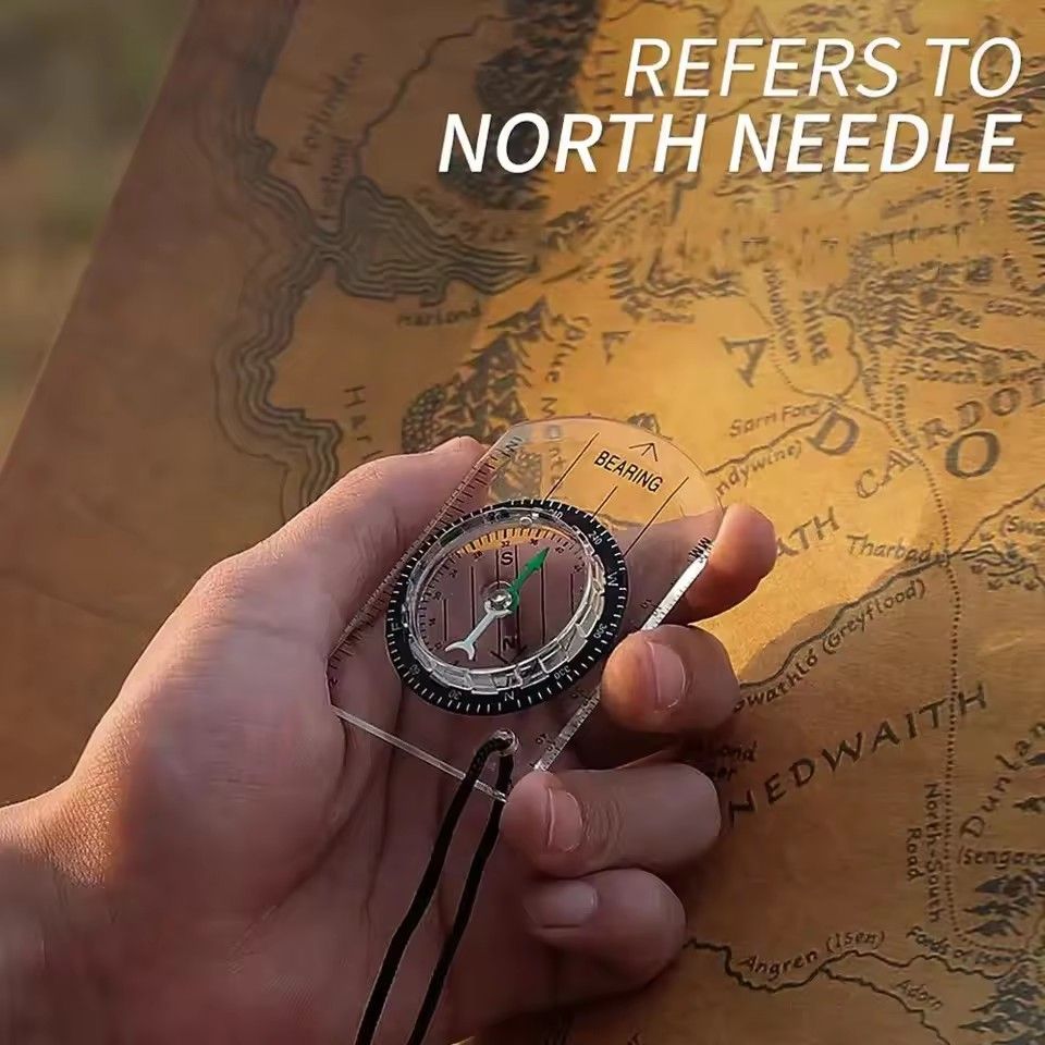 Outdoor Tactical Compass Sport Camping Hiking Compass Mountaineering Travel Professional Survival Compass Gadget Tools