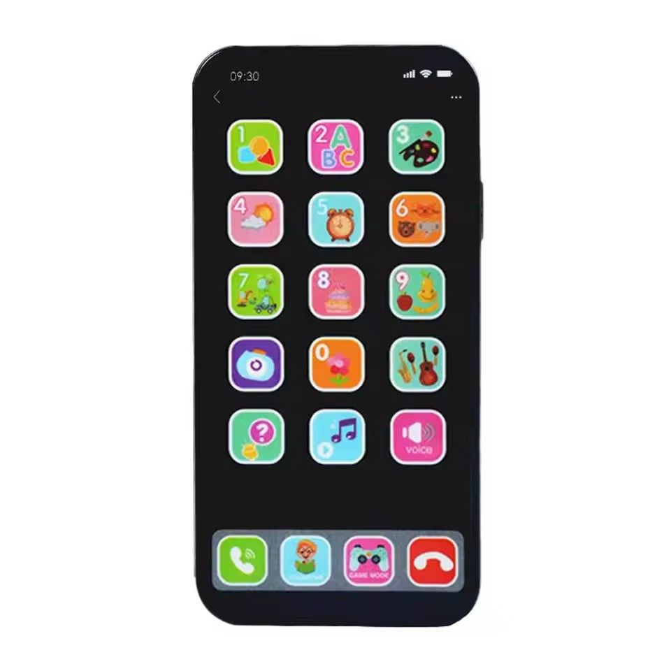 Children Simulation Music Touch Screen Phone Baby English Education Cognitive Phone Intelligent Multi-Functional Toy Model
