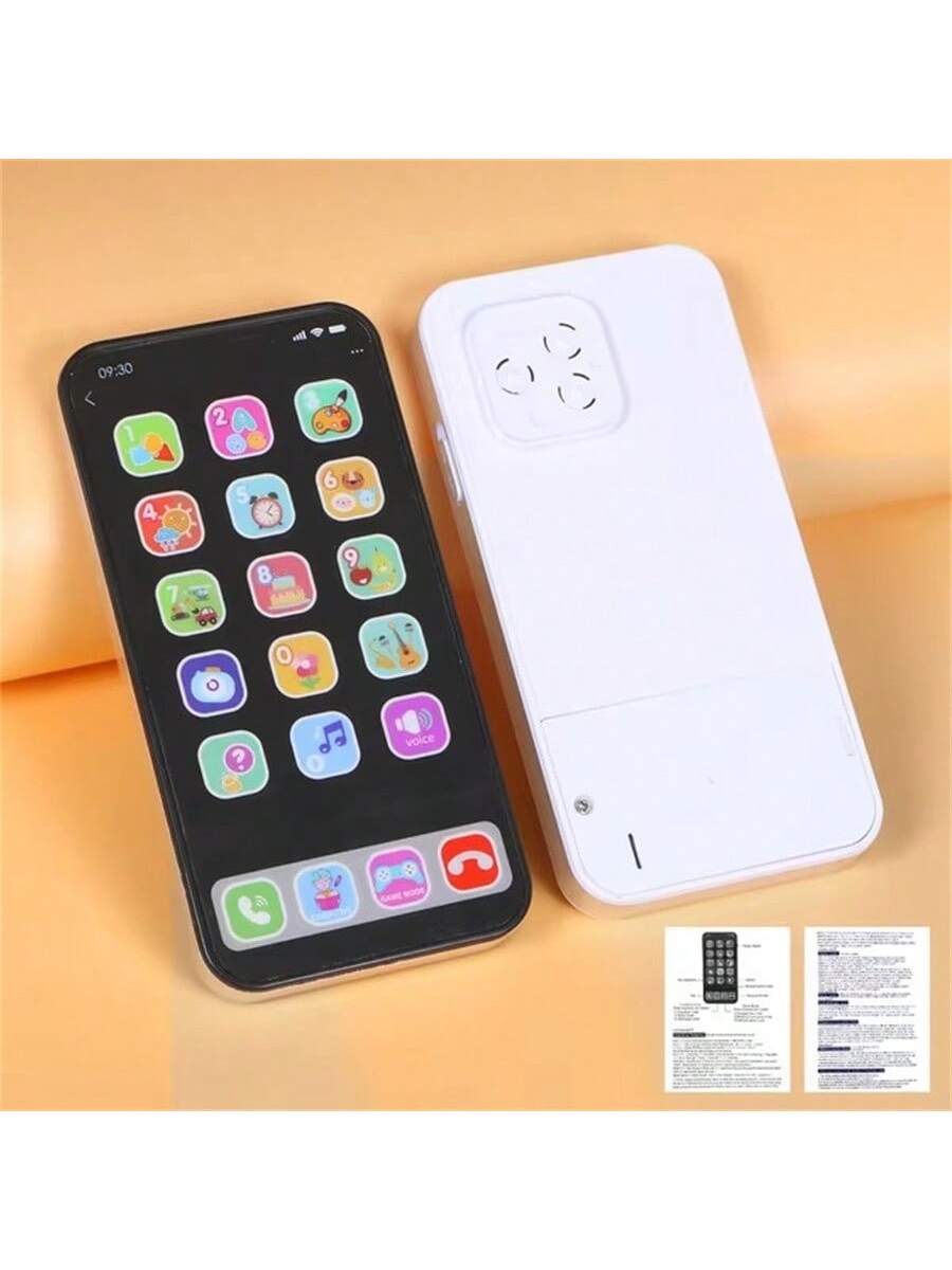 Children Simulation Music Touch Screen Phone Baby English Education Cognitive Phone Intelligent Multi-Functional Toy Model