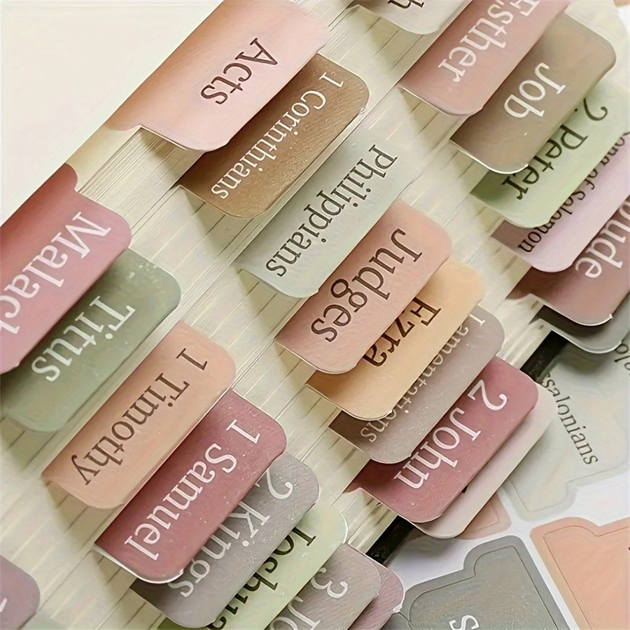 5 Sheet  Index Label Sticker Writable Removable Personalized Self-adhesive Bookmark Stickers StationeryC-528