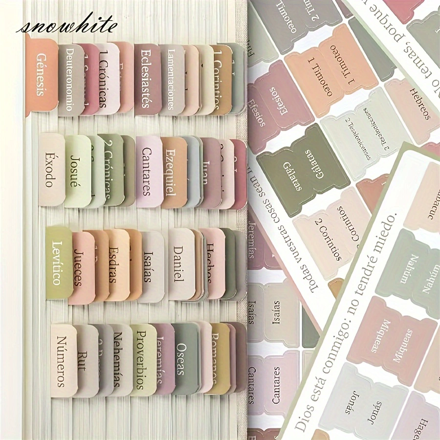 5 Sheet  Index Label Sticker Writable Removable Personalized Self-adhesive Bookmark Stickers StationeryC-528