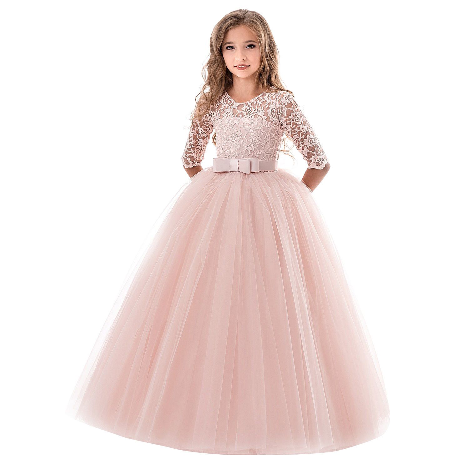 1pc Children's Princess Girl Party Dress Children's Christmas Dress Girl Birthday Dress