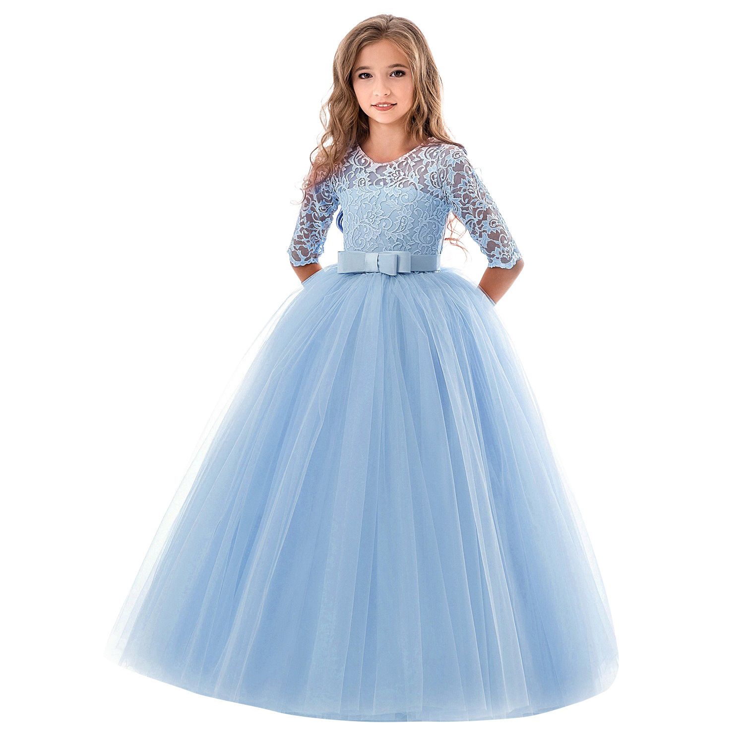 1pc Children's Princess Girl Party Dress Children's Christmas Dress Girl Birthday Dress