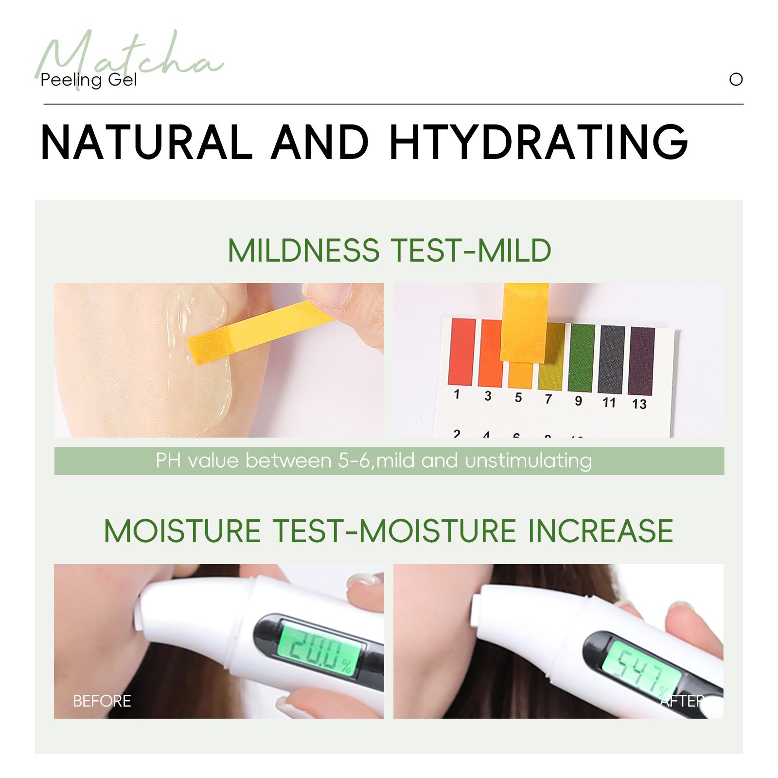1pc matcha exfoliating gel facial scrub moisturizing nourishing repairing scrub face cream skin care