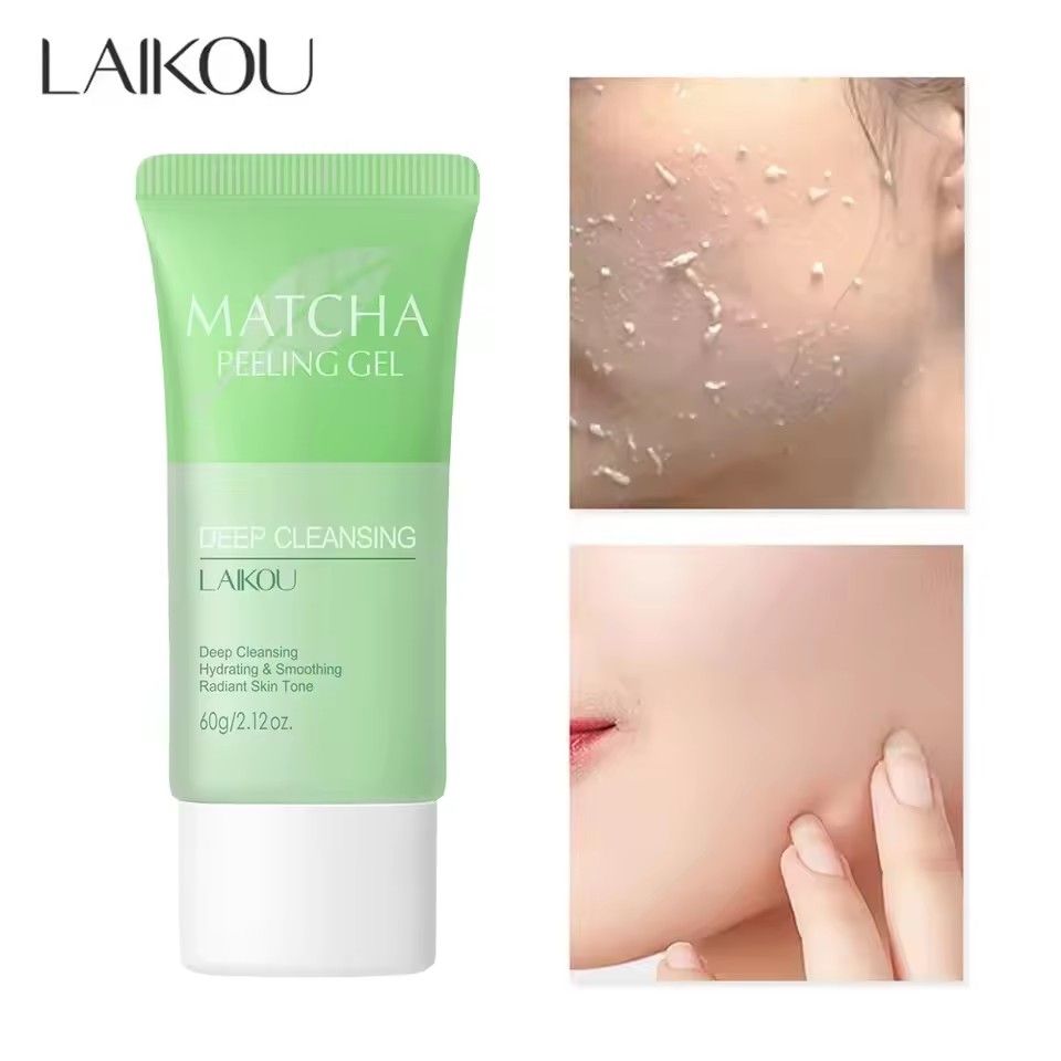 1pc matcha exfoliating gel facial scrub moisturizing nourishing repairing scrub face cream skin care
