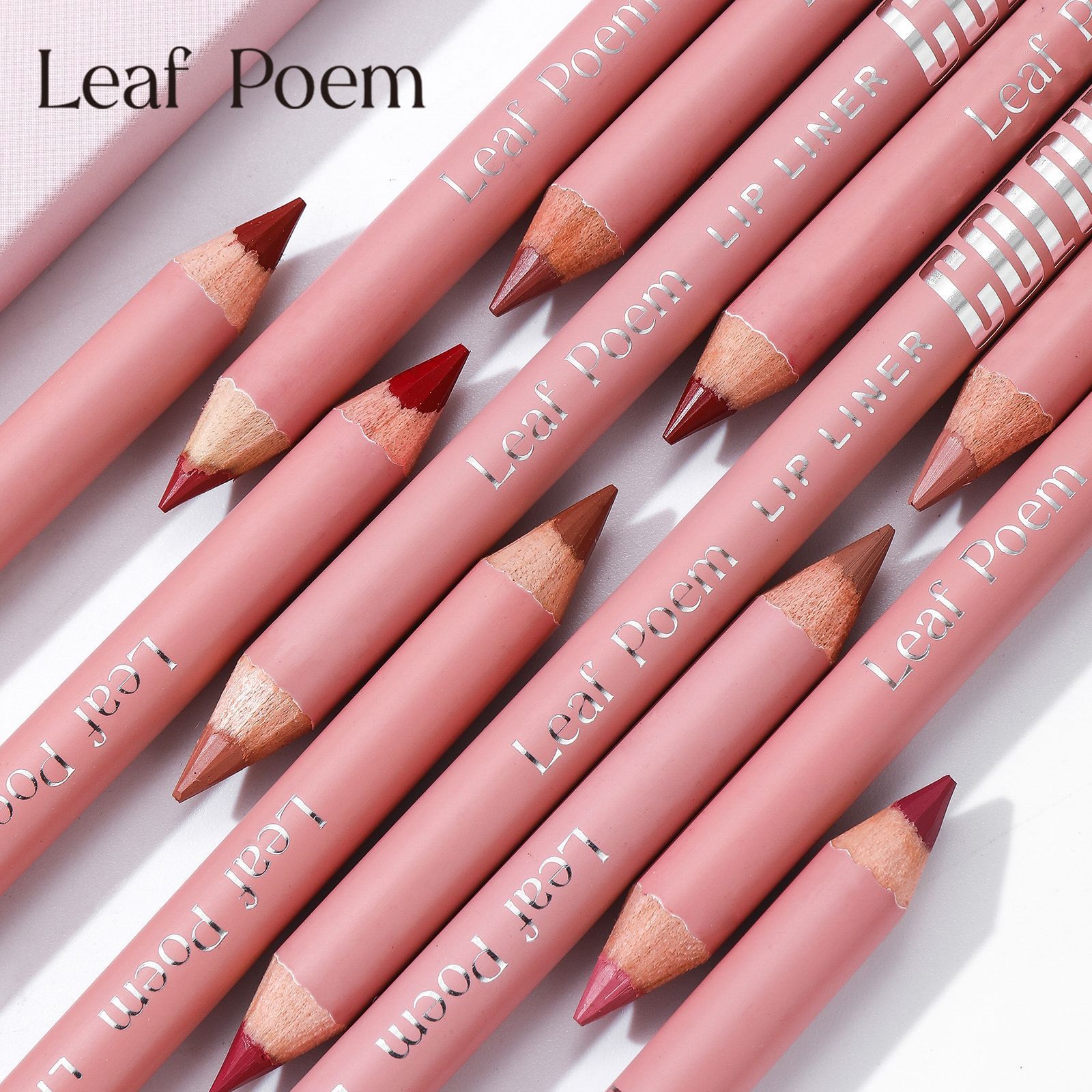1pc 12 color lipliner pencil waterproof pendant lipstick natural nude pink lipliner
