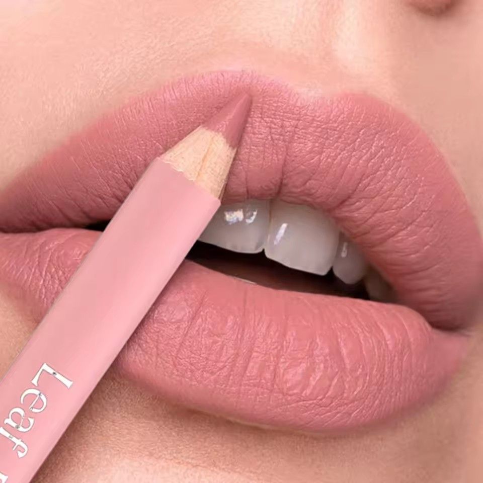 1pc 12 color lipliner pencil waterproof pendant lipstick natural nude pink lipliner