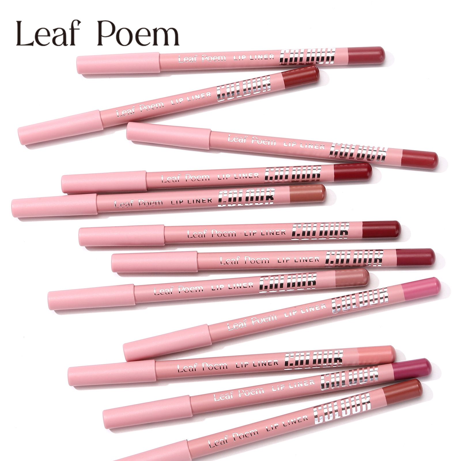 1pc 12 color lipliner pencil waterproof pendant lipstick natural nude pink lipliner