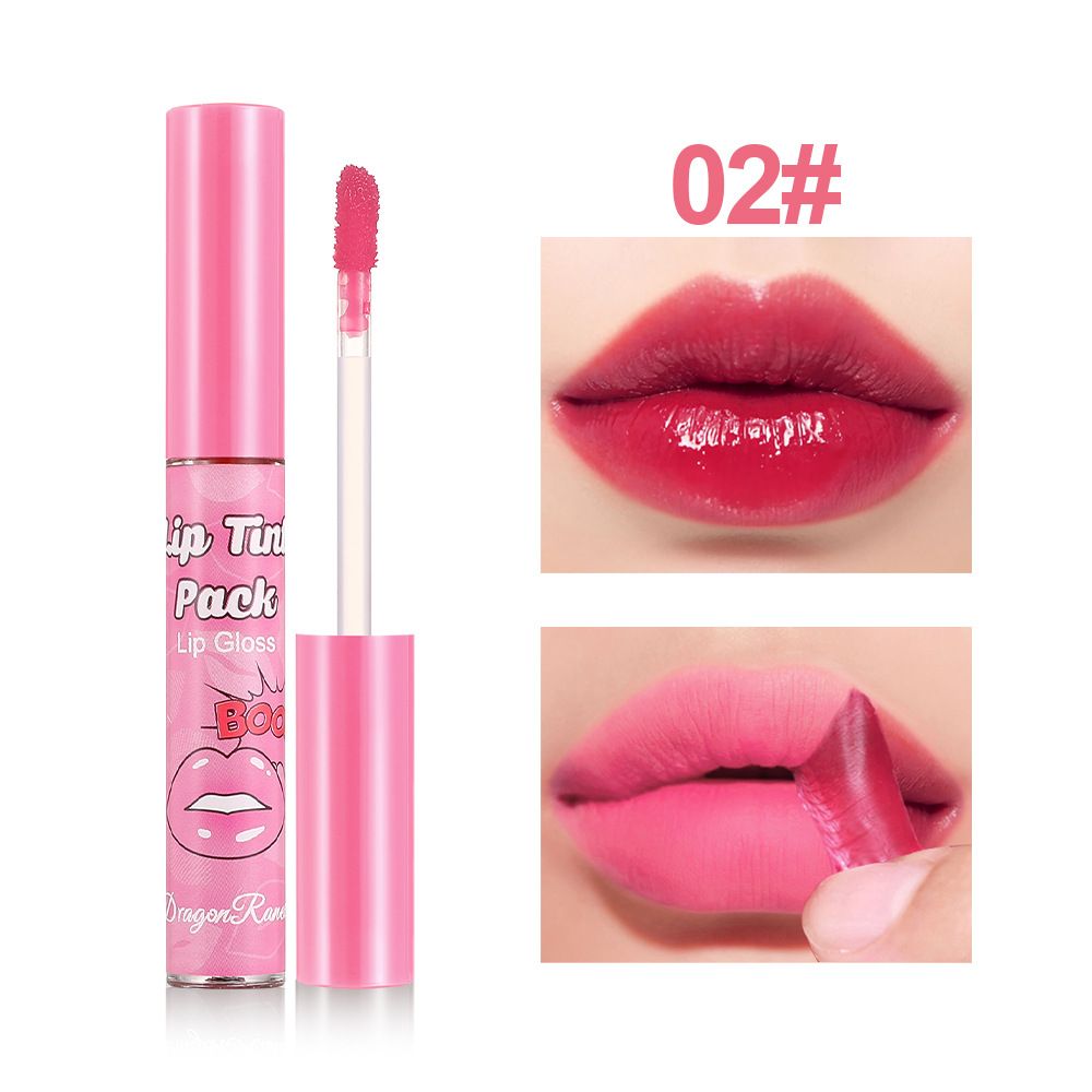 1pc peeling rose red lip color lip contour tattoo lip stain waterproof transfer anti peeling lipstick cosmetics view 7