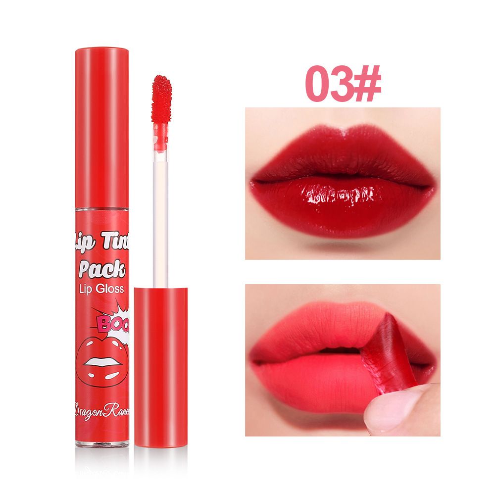 1pc peeling rose red lip color lip contour tattoo lip stain waterproof transfer anti peeling lipstick cosmetics view 8