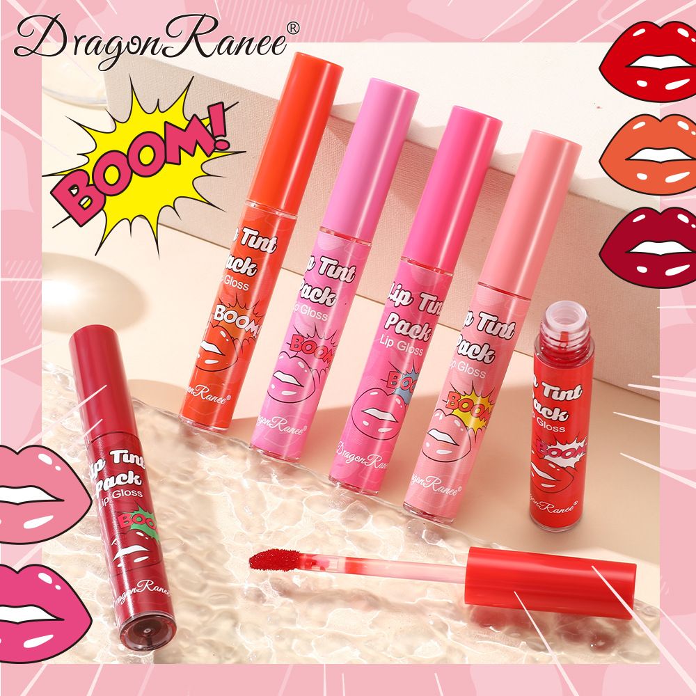 1pc peeling rose red lip color lip contour tattoo lip stain waterproof transfer anti peeling lipstick cosmetics view 3