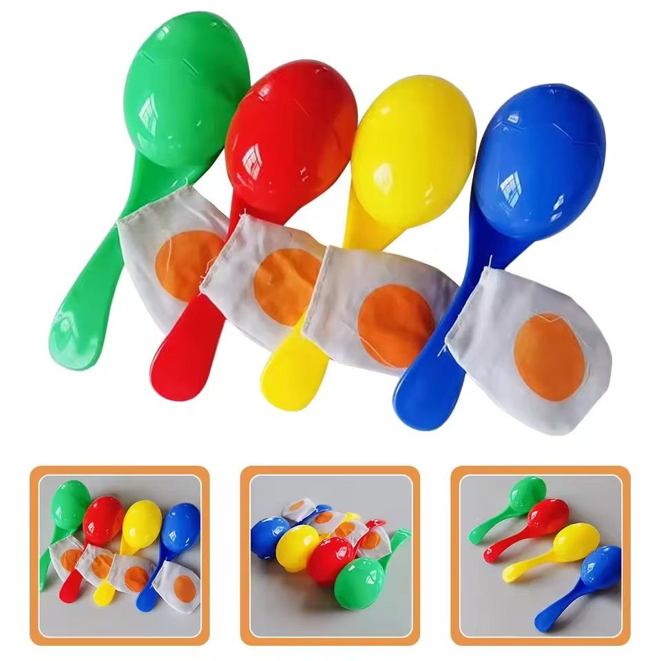 1pc Kindergarten Children's Early Education Outdoor Interactive Sensory Integration Training Game Egg Set Toy