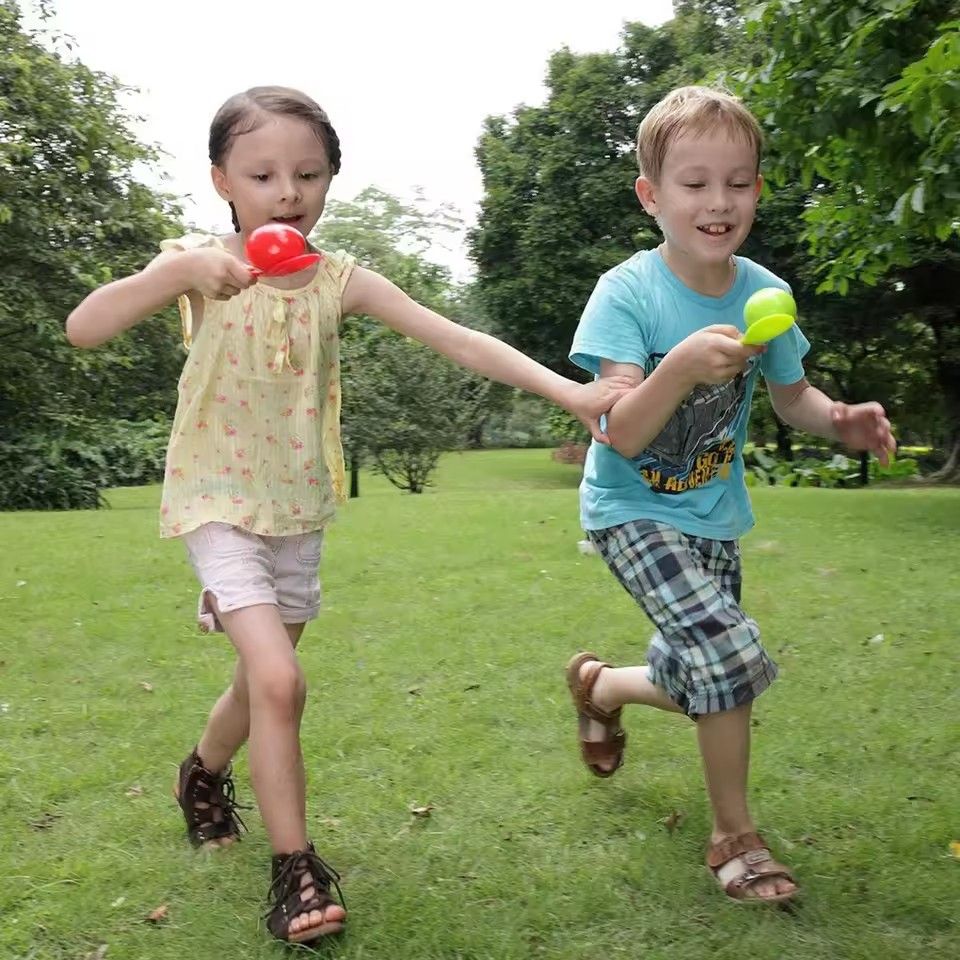 1pc Kindergarten Children's Early Education Outdoor Interactive Sensory Integration Training Game Egg Set Toy