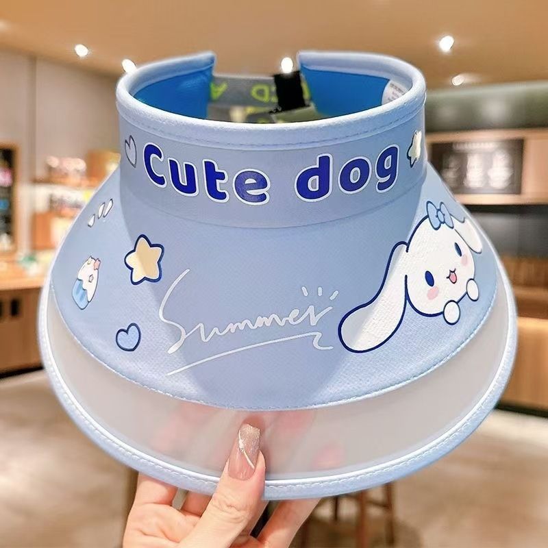 1pc Children's Sunscreen Hat Summer Travel Cartoon Sunscreen Hat for Boys, Babies, Boys, Girls, Sun Hats
