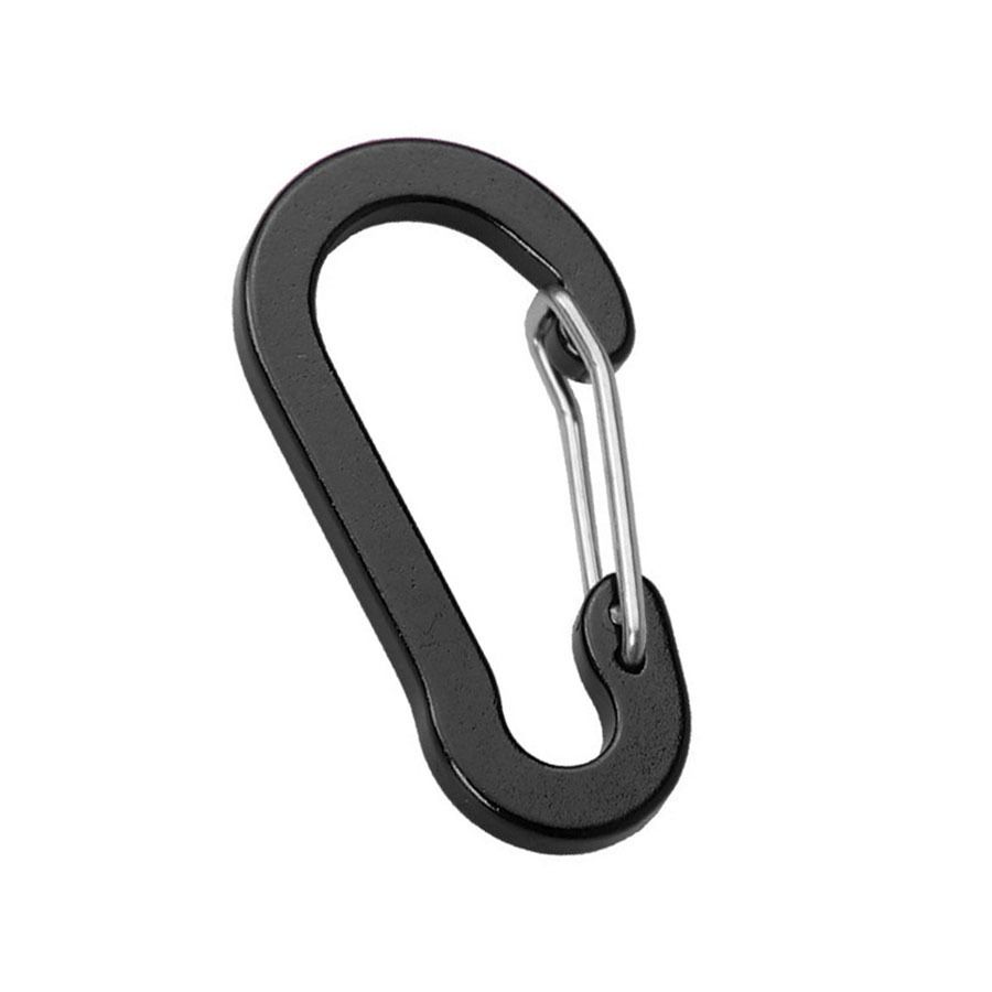 6pcs Carabiner Clip Aluminum Alloy Keychain Lock Buckle Snap D-Ring Clip Outdoor Backpack Camping Multi Tool Fishing Hiking Hook