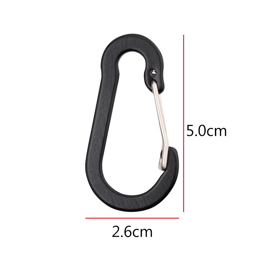 6pcs Carabiner Clip Aluminum Alloy Keychain Lock Buckle Snap D-Ring Clip Outdoor Backpack Camping Multi Tool Fishing Hiking Hook