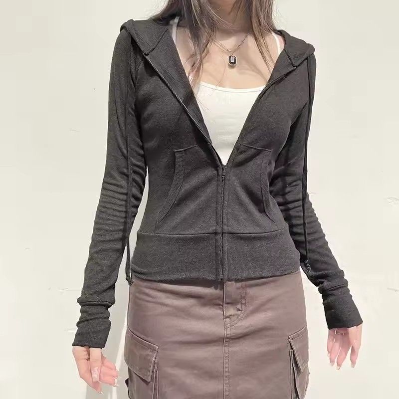 1pc casual streetwear basic hooded pocket sweatshirt sportswear solid color long sleeved hooded sweatshirt