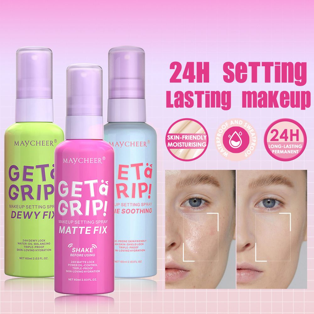 1pc set makeup spray matte matte water gloss oil control not dizzy makeup not tight waterproof lasting makeup control