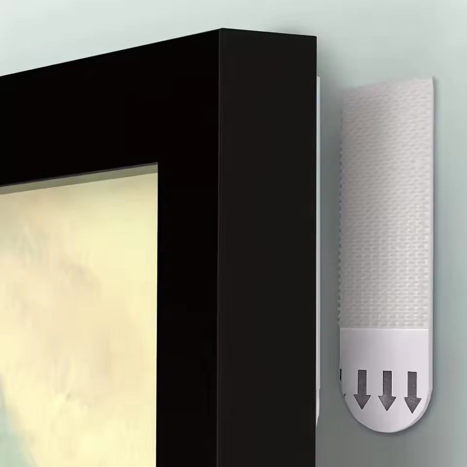 1pc seamless photo frame Velcro back adhesive 3m magic buckle wall seamless universal hook strong nail free sticker