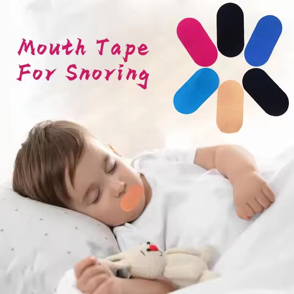 Anti Snoring Mouth Tape Sleep Strip Reduce Snore Prevent Mouth Breathing Improve Sleeping Stickers Night Stop Snoring Lip PatchC-615