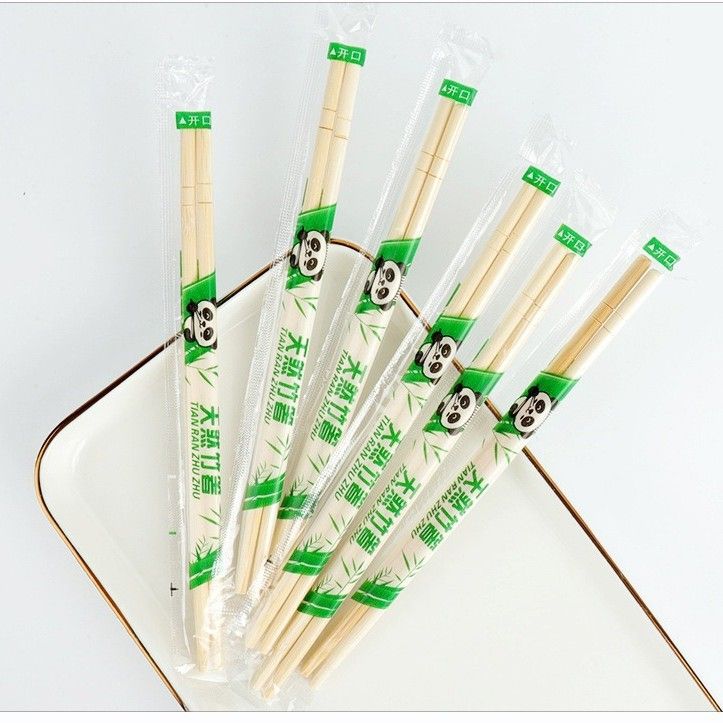 50 pairs disposable bamboo and wood chopsticks restaurant independent packaging chopsticks Hash sushi food stick tableware