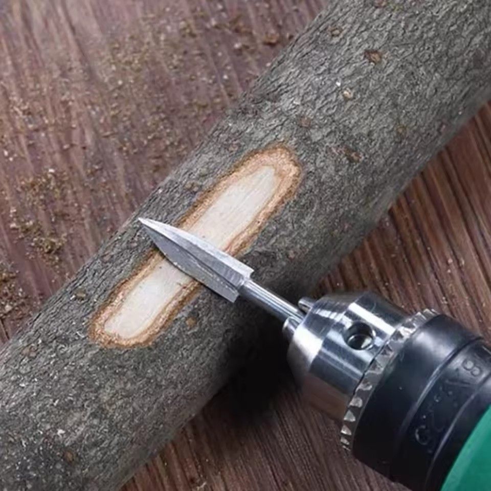 1 set of handle wood carving drill bits, milling cutters, white steel sharp edged woodworking tools, carving knives