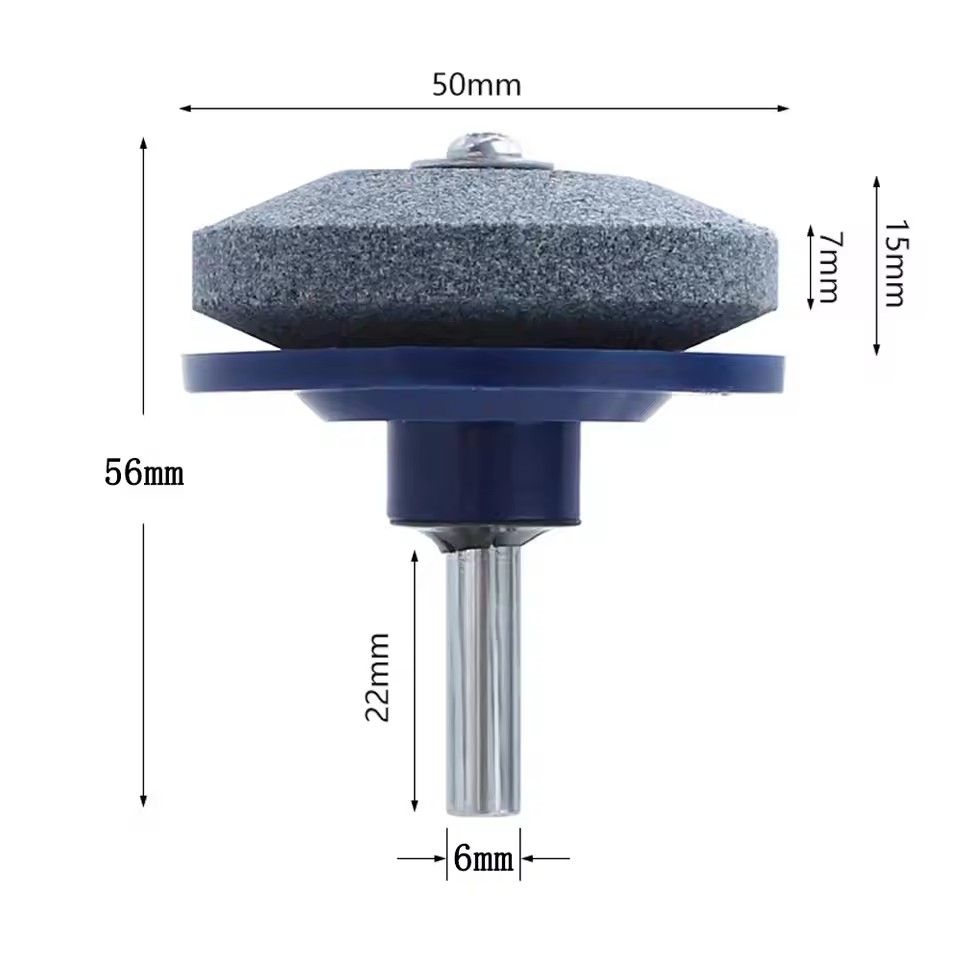 1pc grinding stone electric sharpener, wind powered lawn mower, wear-resistant sharpener, grinding head tool