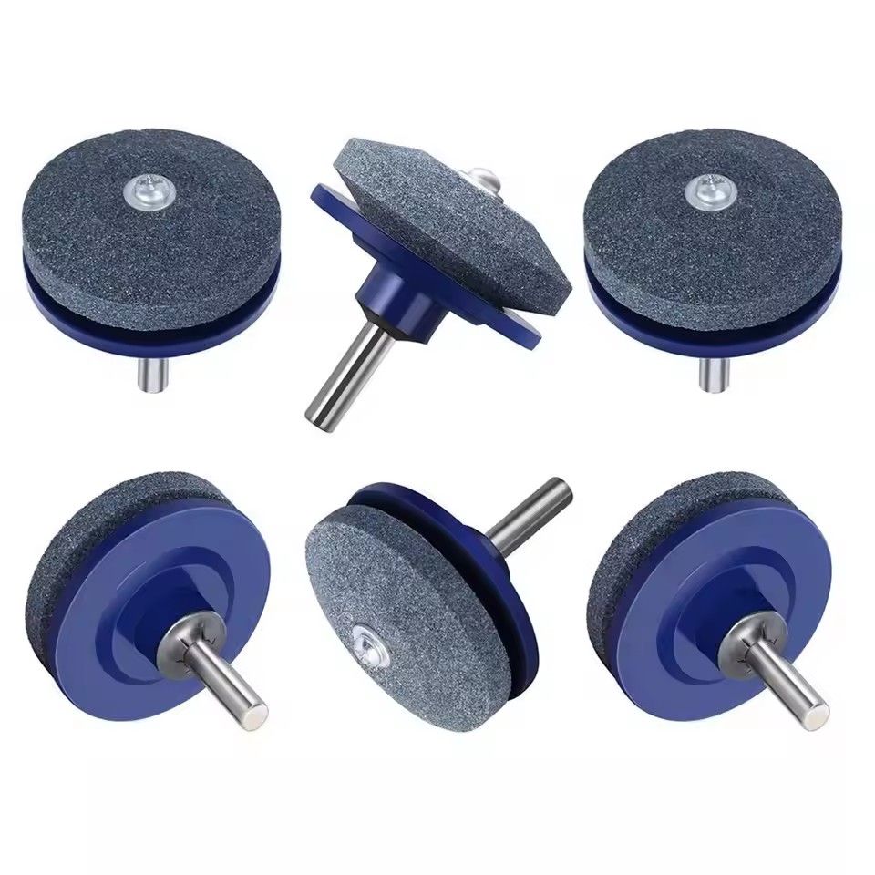 1pc grinding stone electric sharpener, wind powered lawn mower, wear-resistant sharpener, grinding head tool