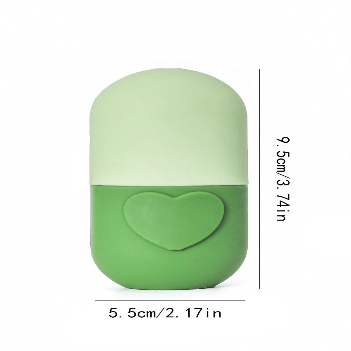 1pc Facial Ice Gel Skincare Facial Ice Massage Ice Roller Heart shaped Capsule Ice Gel Mold