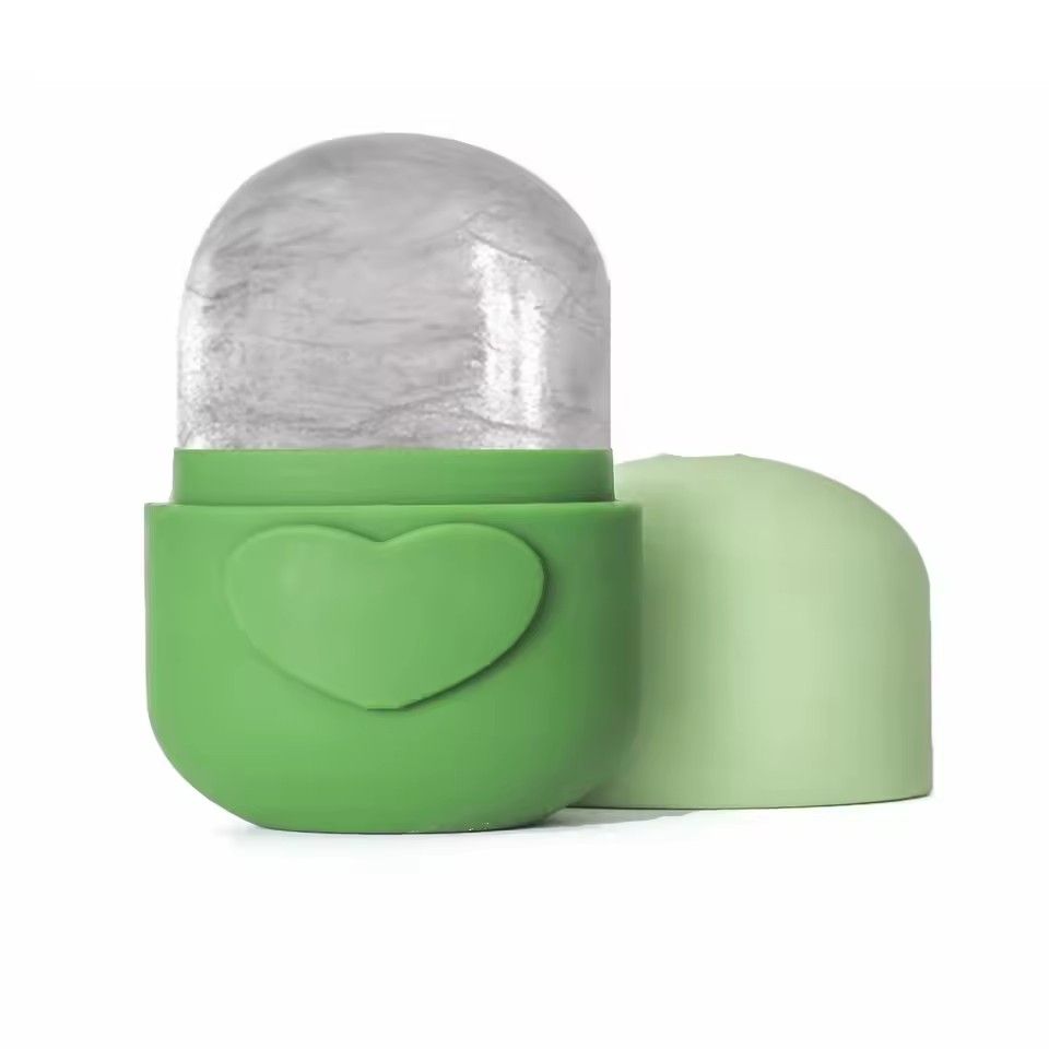 1pc Facial Ice Gel Skincare Facial Ice Massage Ice Roller Heart shaped Capsule Ice Gel Mold