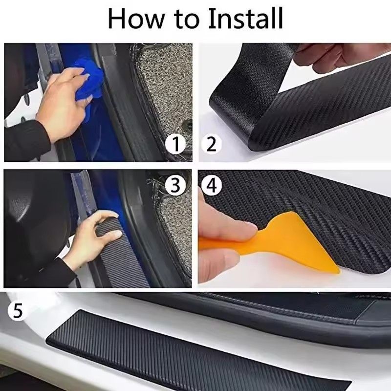 5cm*3 M 1 pc of carbon fiber tape, car sticker, cloth base tape, waterproof decorative mask adhesive