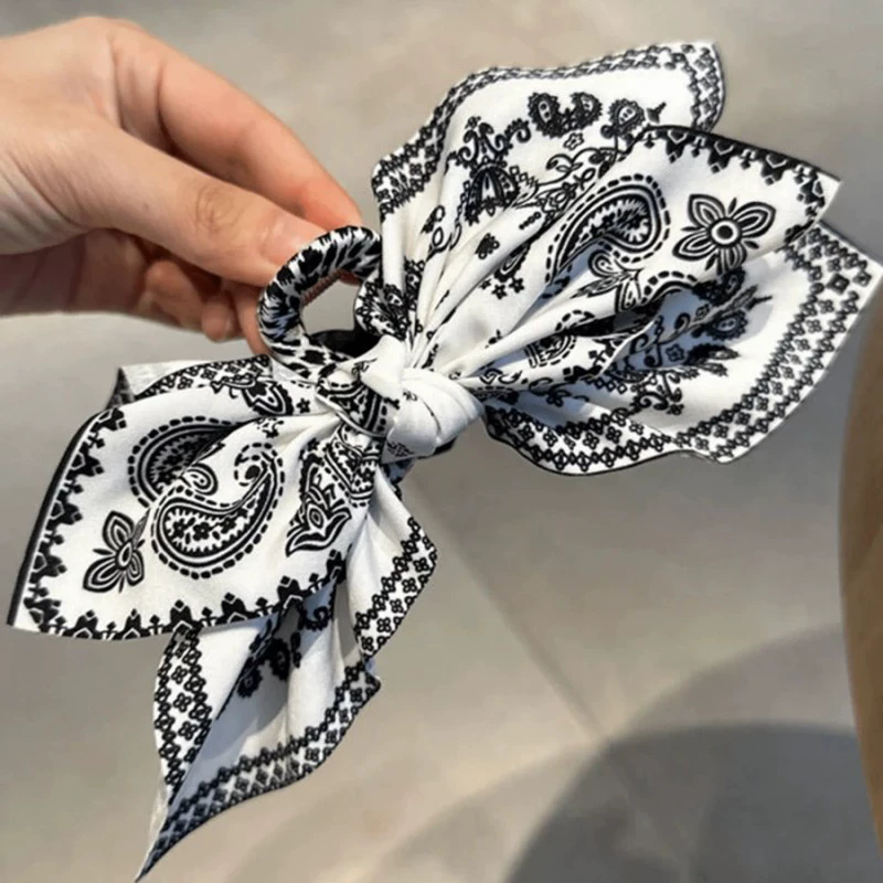 1PC Double-sided cashew flower love grabbing clip, bow hair clip, summer vacation shark clip, fashionable ponytail clip