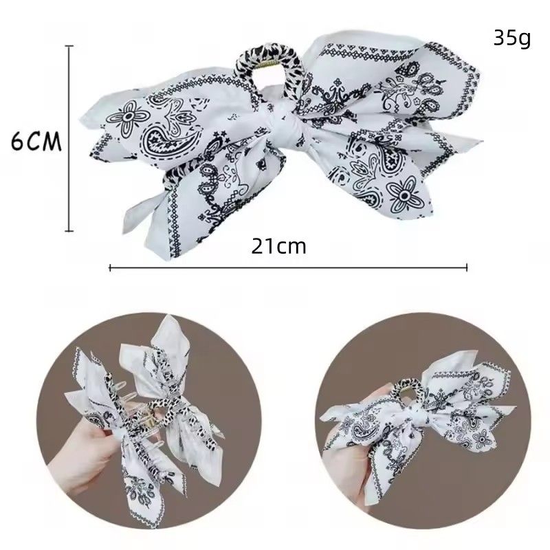 1PC Double-sided cashew flower love grabbing clip, bow hair clip, summer vacation shark clip, fashionable ponytail clip