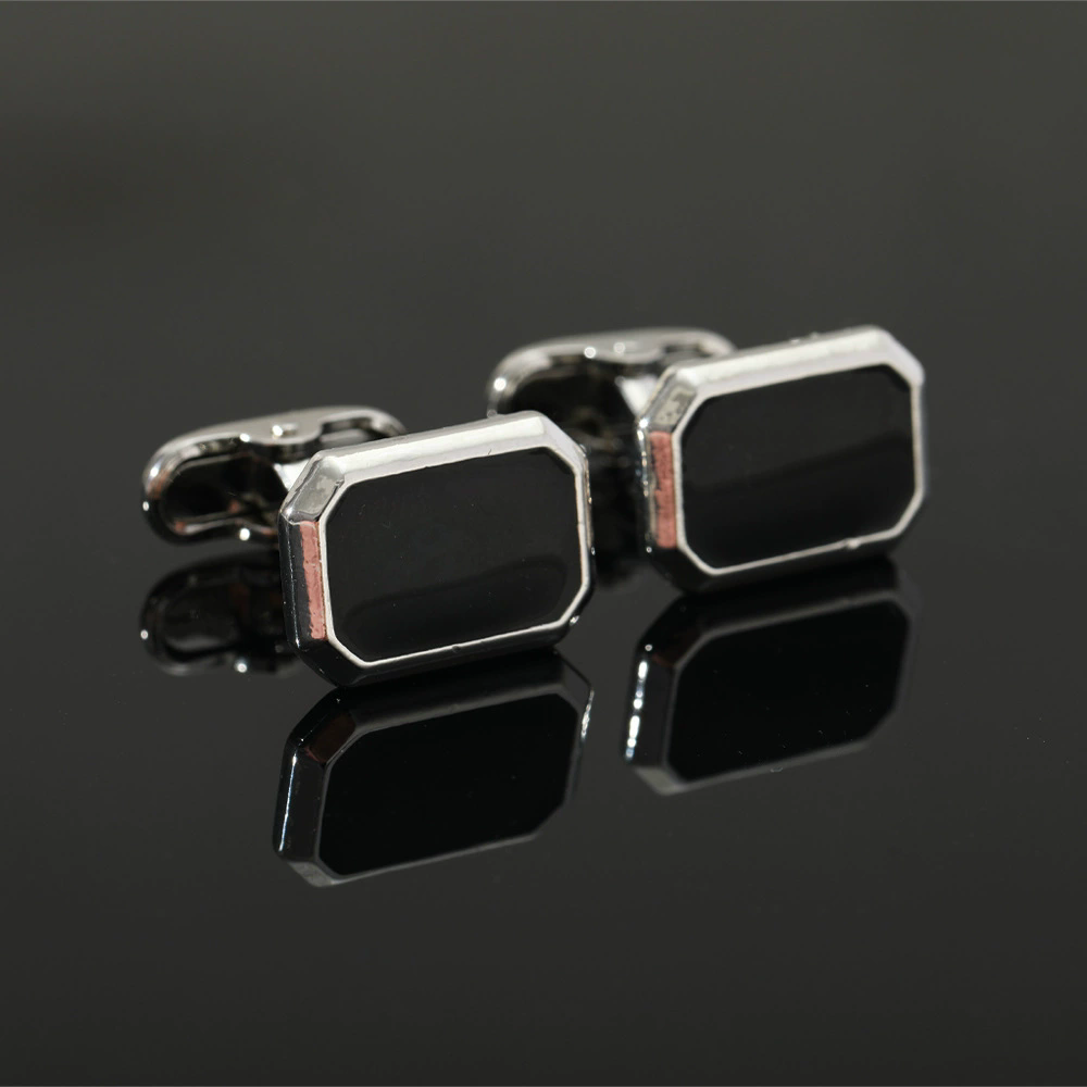 1Pair French Square Cufflinks Fashion Men's Business Banquet Suit Shirt Cuffs Buttons Luxury Wedding Cuff Links Gifts 2025 Trend