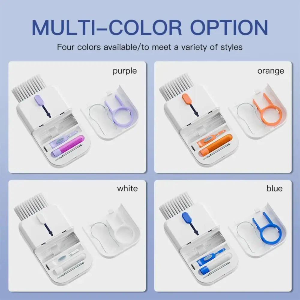 1PC Multifunction Keyboard Cleaning Kit 11 in 1 Digital Product Cleaning Brush Dust Brush Earphone Cleaning Pen Electronics Tool