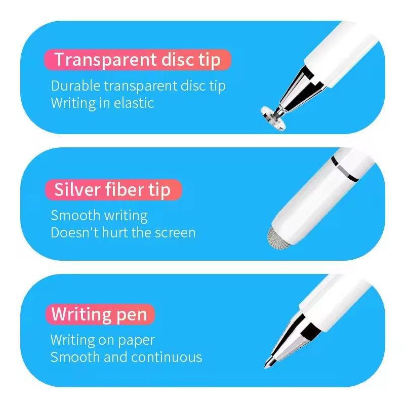1PC Magnetic suction tablet three in one handwriting touch screen pen universal touch pen