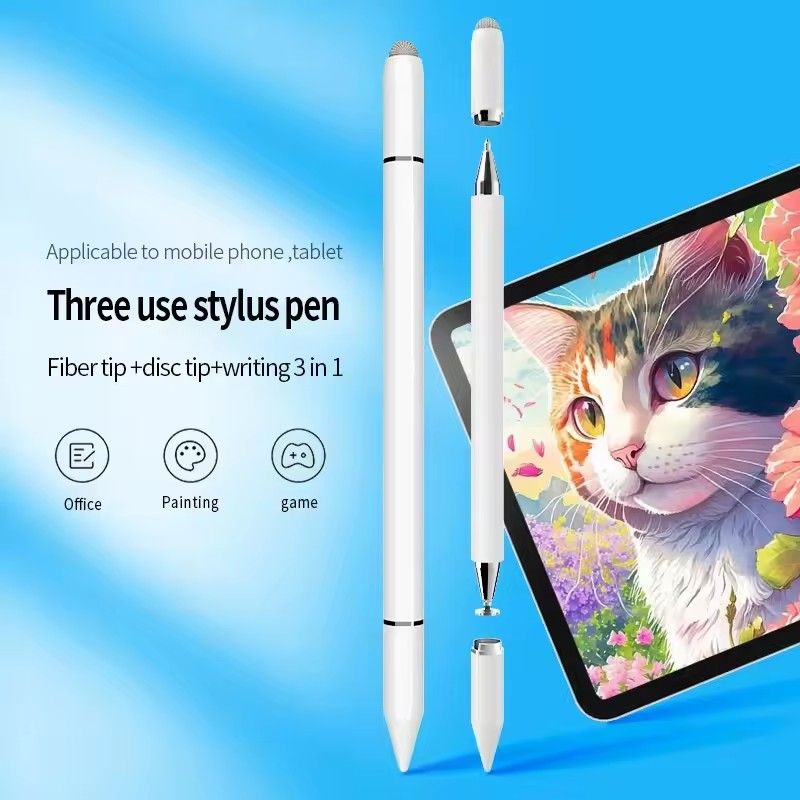 1PC Magnetic suction tablet three in one handwriting touch screen pen universal touch pen