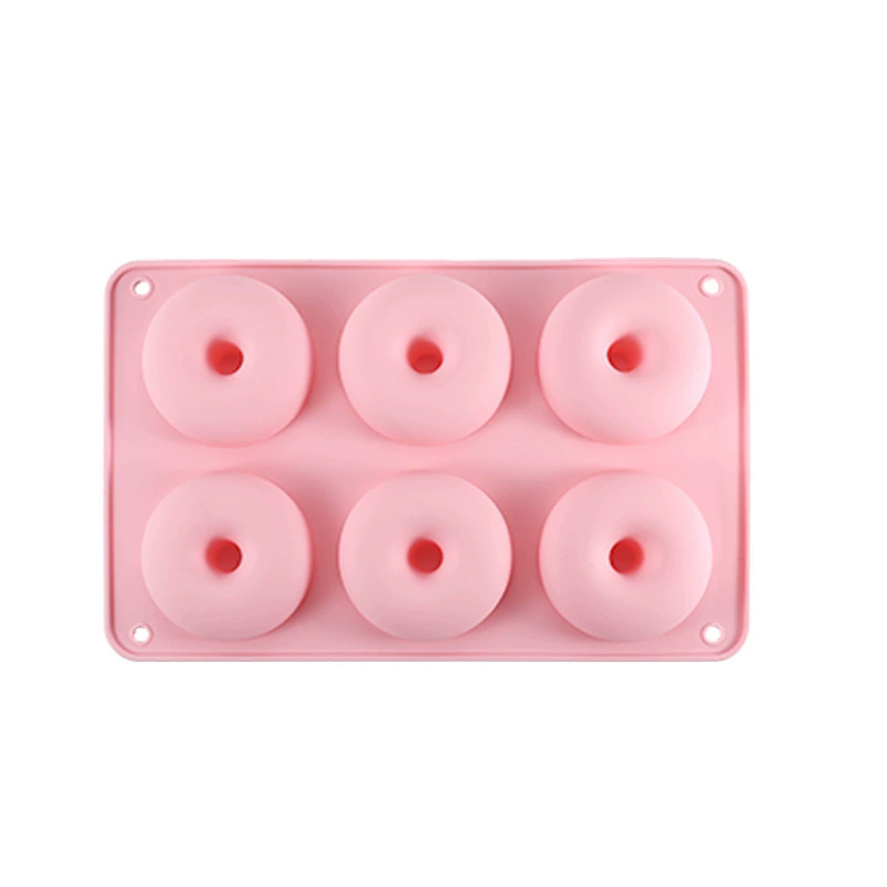 1PC Silicone Donut Mold Baking Pan Mold Chocolate Cake Mold Bread Pastry Mold DIY Baking Tray Doughnut Dessert Making Cake Tools