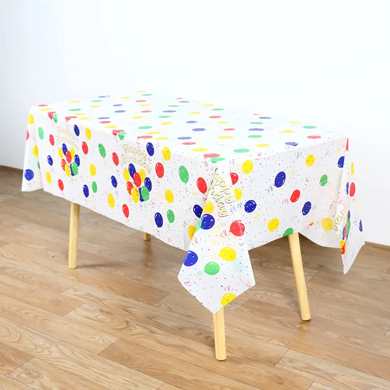 1PC  Disposable Tablecloth, Birthday Party Tablecloth, Picnic Tablecloth, Dessert Tablecloth