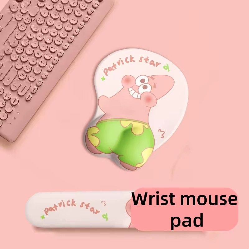 1PC Cute starfish butt cartoon pink mouse pad Mousepad Speed and Control Desk Pad Mouse Mat High-Grade Desk Mat