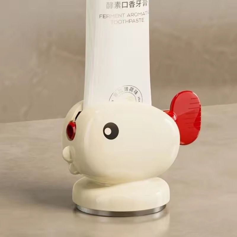 1PC Convenient Whale Suction Cup Toothpaste Squeezer Toothpaste Holder New Automatic Wall Mounted Kids Toothpaste Squeezer