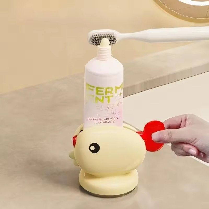 1PC Convenient Whale Suction Cup Toothpaste Squeezer Toothpaste Holder New Automatic Wall Mounted Kids Toothpaste Squeezer