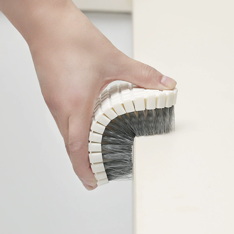1PC Flexible Scrubber Brush for Kitchen Bathroom Cooktop Tile Floor Deep Cleaning Tool with Bristles